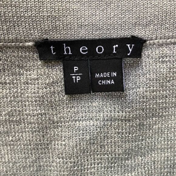 THEORY METALLIC FLARE Skater Mini Skirt Size XS/S - Picture 4 of 6